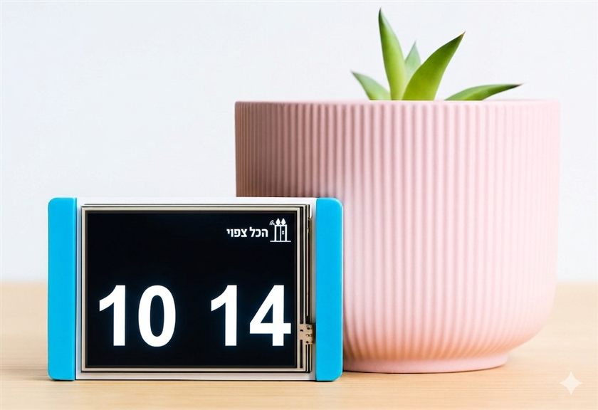 מערכת הכל צפוי - מסך חיווי חכם עבור מעלית שבת
